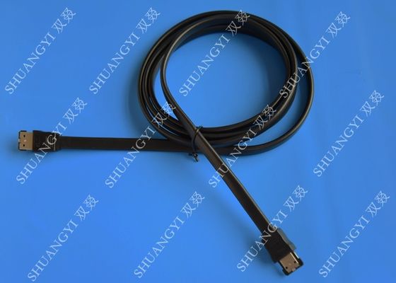 Cina SATA 3.0 Slim Flexible External SATA Cable , PC Powered ESATA Cable pemasok