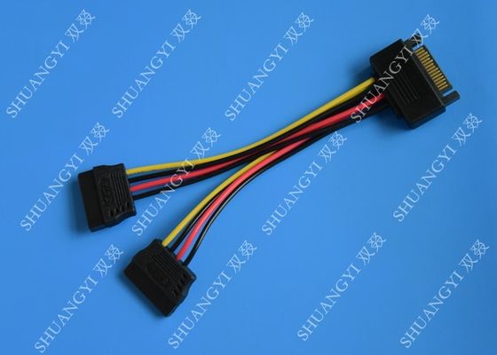 Cina SATA To Dual SATA Data Cable Splitter SSD HDD SATA Cable For Hard Drive pemasok