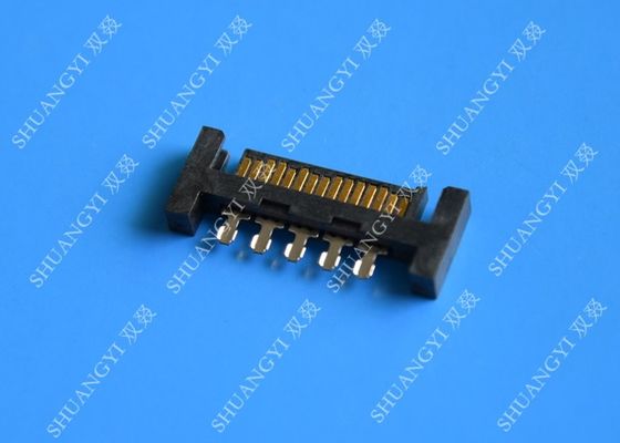 Cina PCB Slimline SATA Connector Voltage 125V AC Small Footprint Design pemasok