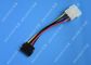 Molex 4 Pin To 15 Pin SATA Hard Drive Power Cable Female To Male Length 500mm pemasok