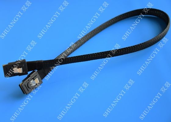 Cina Computer Serial Attached SCSI SAS Cable SFF 8087 To SFF 8087 Tinned Cooper Conductor pemasok