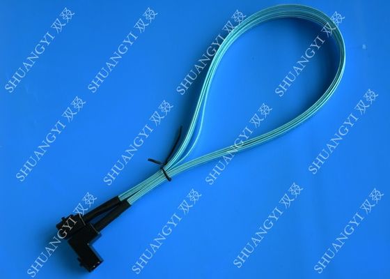 Cina SFF 8643 12Gb SAS Serial Attached SCSI Cable 36P HD Right Angle For Server pemasok