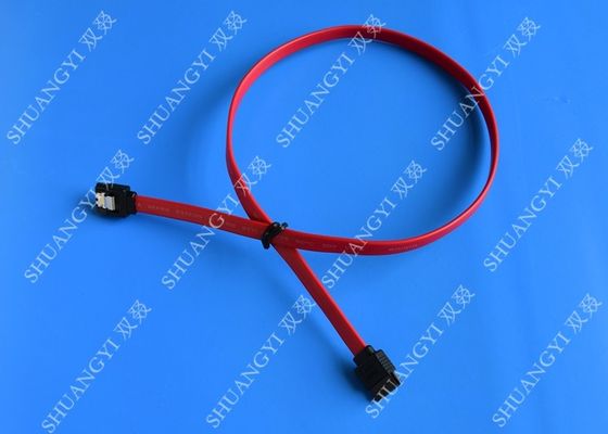 Cina HDD SATA III 6.0 Gbps Female To Female SATA Data Cable 7 Pin With Locking Latch pemasok