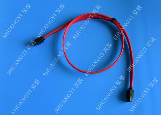Cina Red 18 Inch Custom SATA Data Cables SATA III 6.0 Gbps For Blue Ray DVD CD Drives pemasok