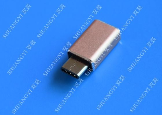 Cina Laptop High Speed Mini Micro USB C to USB 3.0 Smart Aluminum Rose Gold pemasok