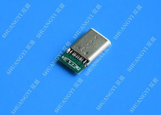 Cina Type C USB 3.1 Waterproof Micro USB Connector Metal For Mobile Phone pemasok