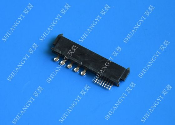 Cina SFF8482 SAS 29P Connector DIP SMT Solder Crimp Type Untuk Komputer pemasok