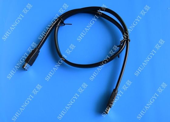 Cina Premium External Round Serial ATA SATA Cable E-SATA II Metal Latch EMI Protection pemasok