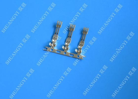 Cina 2.00 mm Pitch Phosphor Brone Battery Wire Connectors Terminals Fire Rated Tin Plated Finish pemasok