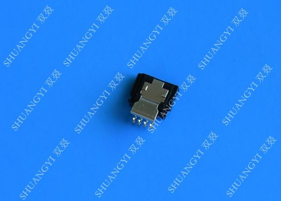 Cina Straight Micro External SATA 7 Pin Connector Solder Type 180 Degree DIP pemasok