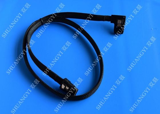 Cina Internal Mini SAS(SFF-8087) 36Pin Right Angle Male to Internal Mini SAS (SFF-8087) 36Pin Male Cable, 0.75 Meterr pemasok