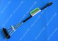 Blue SFF 8643 To 4 SATA SAS Hard Drive Cable Fanout 12gbps Flexible Design pemasok